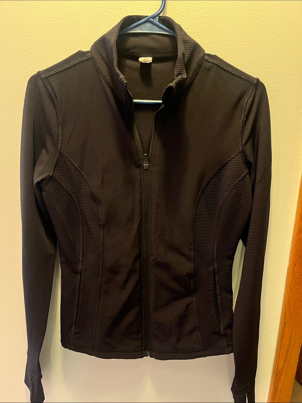 90 Degree By Reflex Women's Black Zip Jacket